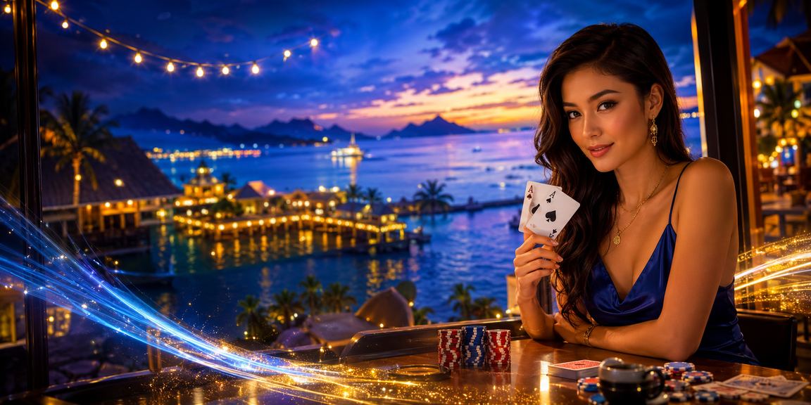 Malaysian players enjoying Malay-style poker card and baccarat games in Langkawi on 115